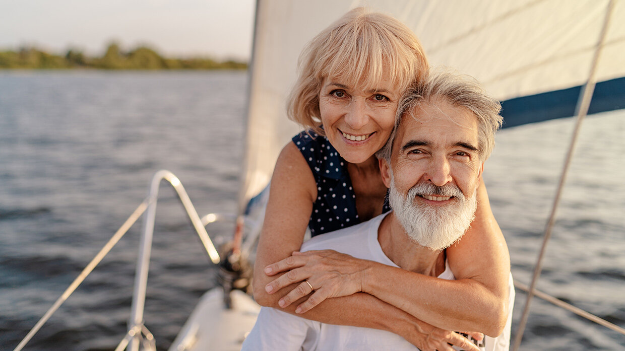 Couple sur un bateau